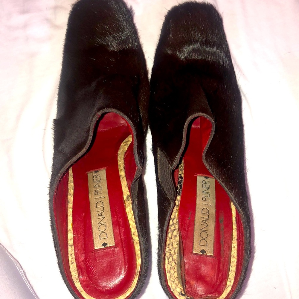 Vintage fur and snake skin Donald J Pliner